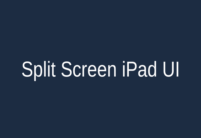 Revive Split-Screen Architecture
