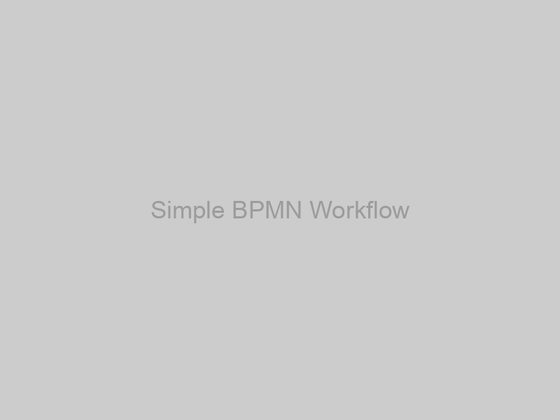 Simple BPMN Workflow