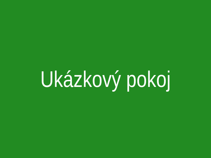 Ukázkový pokoj - placeholder