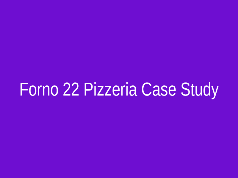 UK restaurant marketing case study
