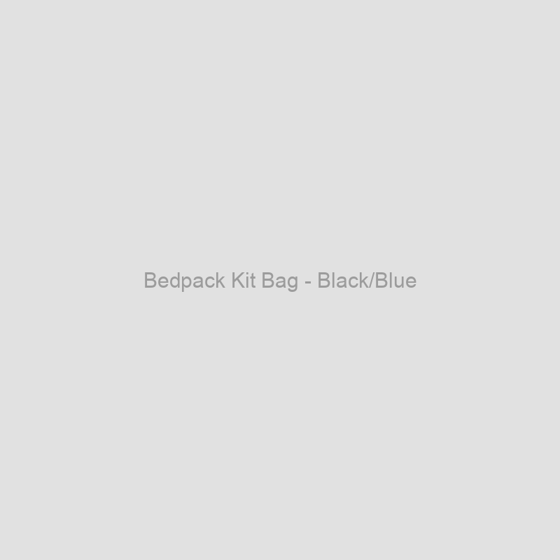 Bedpack Kit Bag - Black/Blue