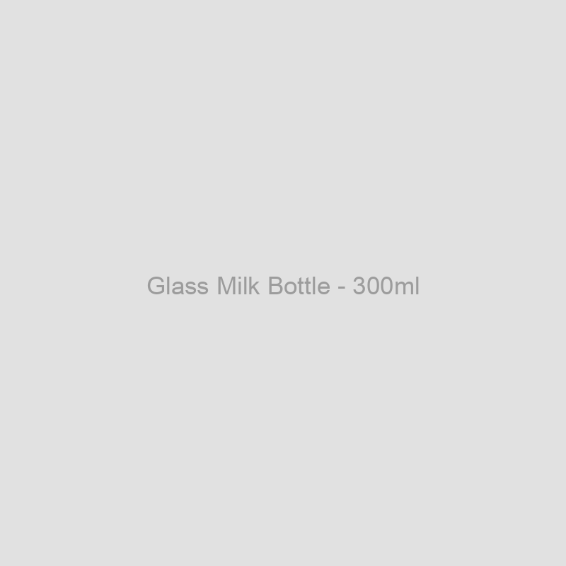Glass Milk Bottle - 300ml