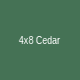 4x8 Cedar Pre-Assembled Raised Garden Bed