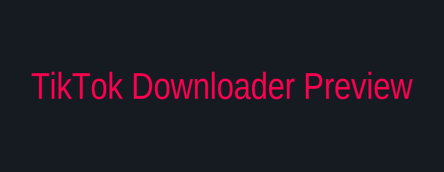 TikTok Downloader Banner