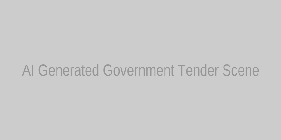AI generated illustration of Pakistan tender business with government buildings and documents