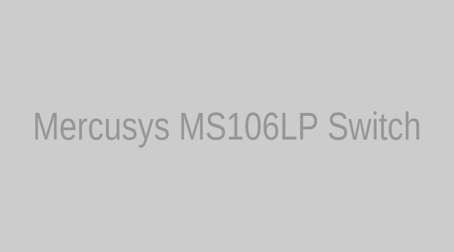 سوییچ 6 پورت مرکوسیس مدل MS106LP نمای ظاهری در فروشگاه آریا شبکه شیراز