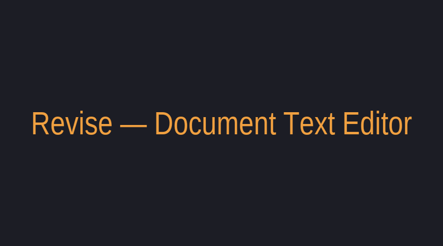 Revise app preview