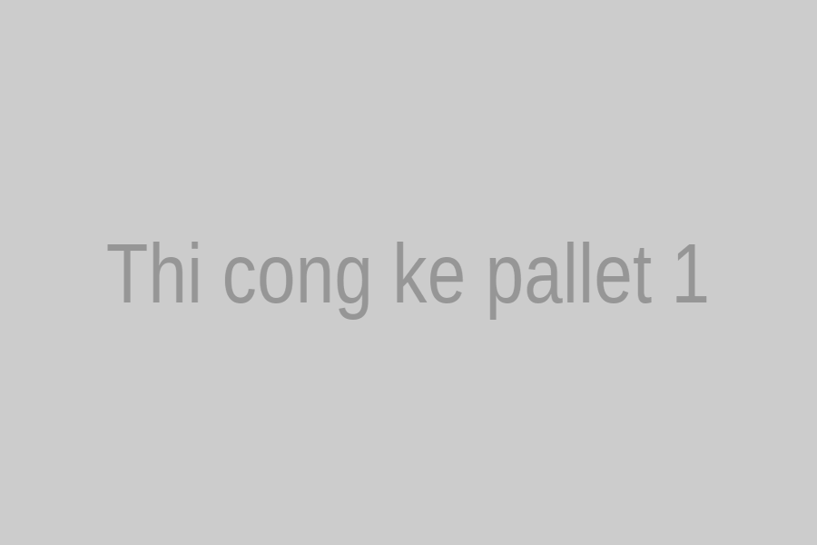 Thi công kệ pallet 1