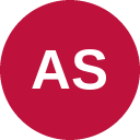 Round avatar with the initials AS