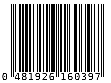 Test-safe EAN-13 barcode 0481926160397